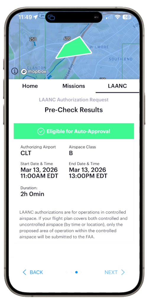 Aloft Pre-Check Mobile Screenshot