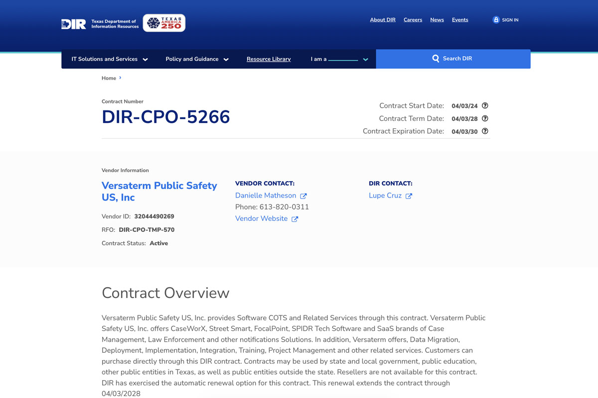 Texas Department of Information Resources (DIR)