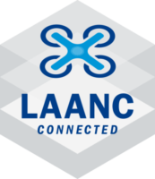 "LAANC CONNECTED" logo