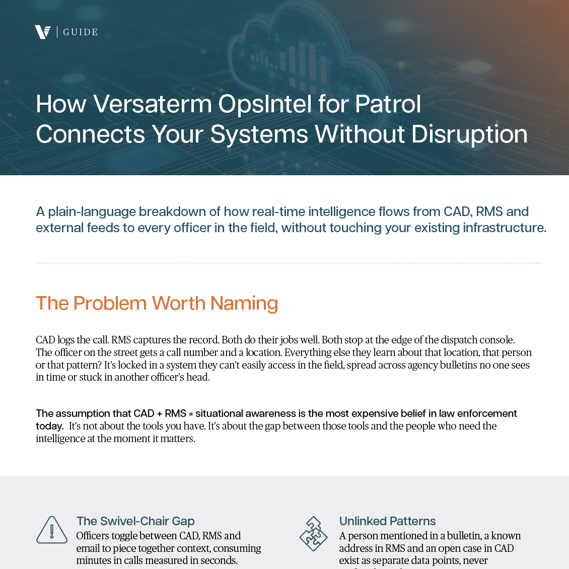How Versaterm OpsIntel for Patrol Connects Your Systems Without ...